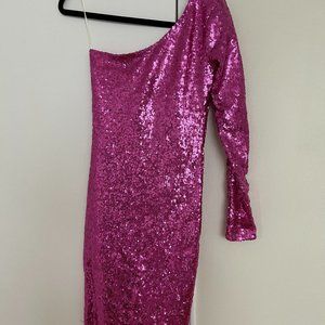 NWT Sequin Dress - Pink